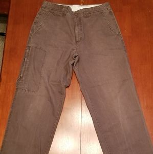 Columbia khaki pants.